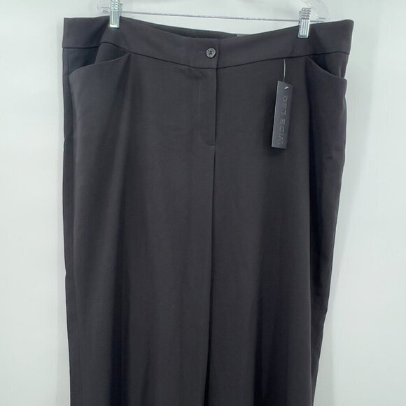 Lane Bryant Women's Plus Wide Leg Tall Black Pants NWT - Picture 3 of 6